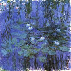 Claude Monet Blue Water Lilies Spain oil painting art